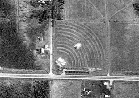 Thunder Bay Drive-In Theatre - AERIAL PHOTO - PHOTO FROM TERRASERVER